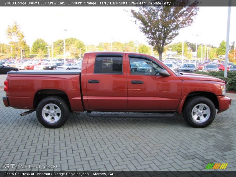  2008 Dakota SLT Crew Cab Sunburst Orange Pearl