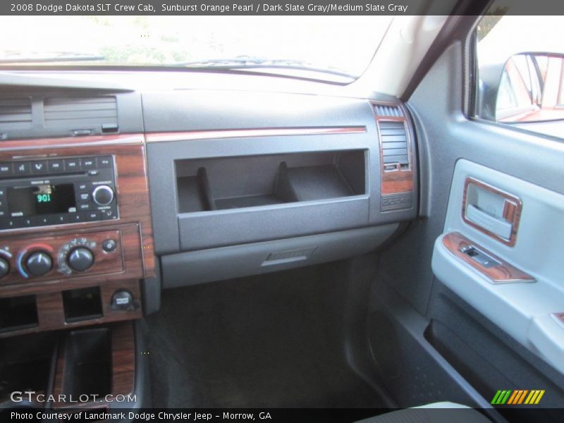Sunburst Orange Pearl / Dark Slate Gray/Medium Slate Gray 2008 Dodge Dakota SLT Crew Cab