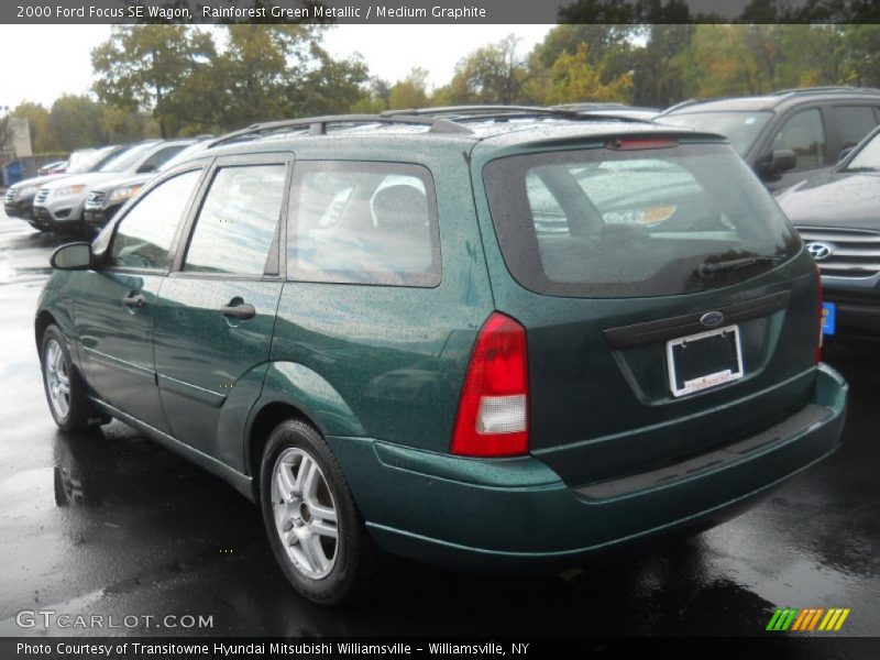 Rainforest Green Metallic / Medium Graphite 2000 Ford Focus SE Wagon