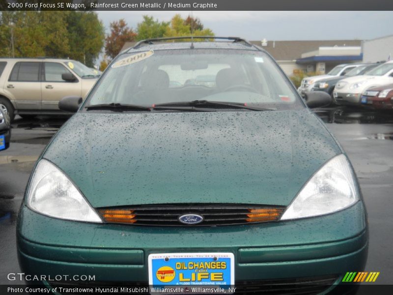 Rainforest Green Metallic / Medium Graphite 2000 Ford Focus SE Wagon