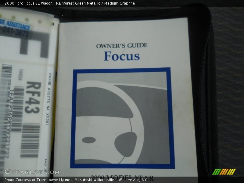 Books/Manuals of 2000 Focus SE Wagon