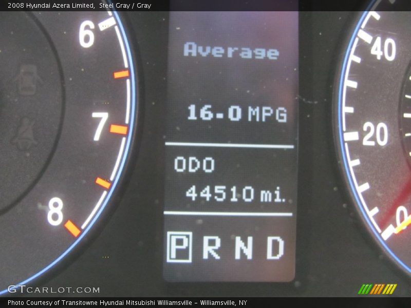 Steel Gray / Gray 2008 Hyundai Azera Limited