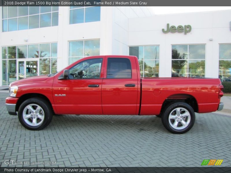  2008 Ram 1500 Big Horn Edition Quad Cab Flame Red