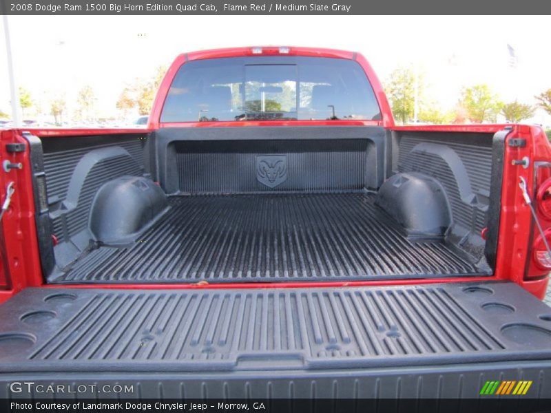 Flame Red / Medium Slate Gray 2008 Dodge Ram 1500 Big Horn Edition Quad Cab