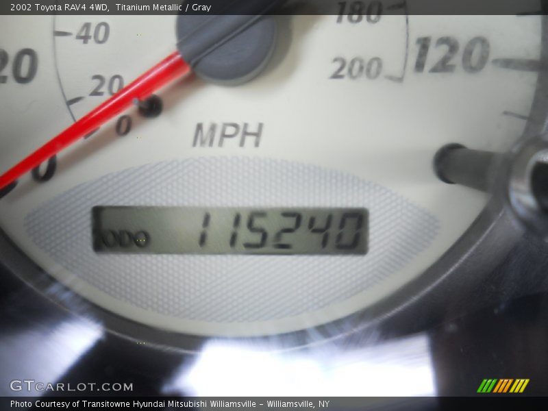 Titanium Metallic / Gray 2002 Toyota RAV4 4WD