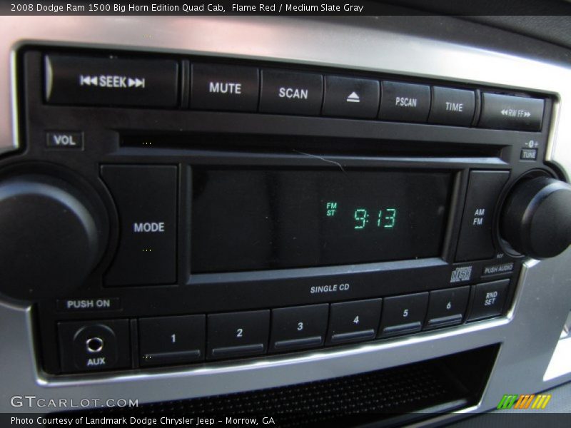 Audio System of 2008 Ram 1500 Big Horn Edition Quad Cab