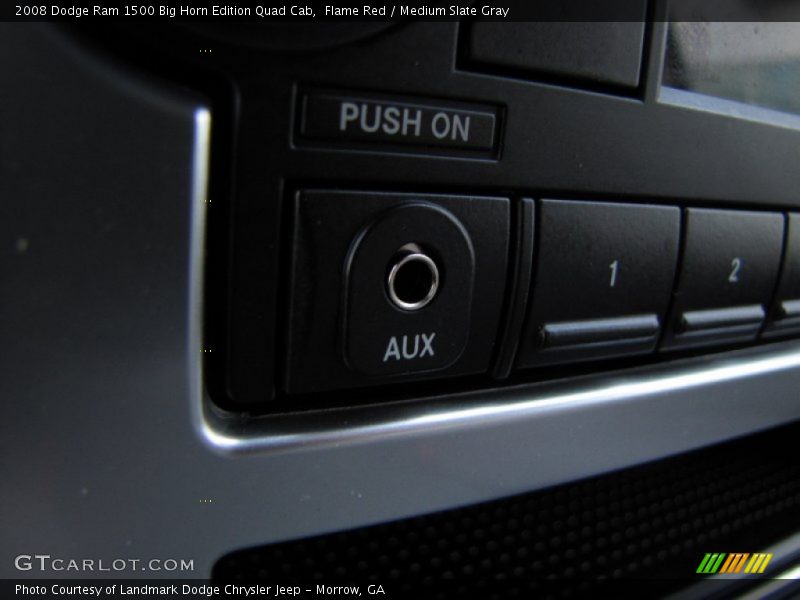 Flame Red / Medium Slate Gray 2008 Dodge Ram 1500 Big Horn Edition Quad Cab
