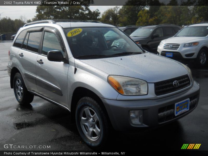 Titanium Metallic / Gray 2002 Toyota RAV4 4WD