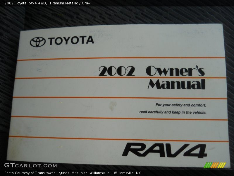 Titanium Metallic / Gray 2002 Toyota RAV4 4WD