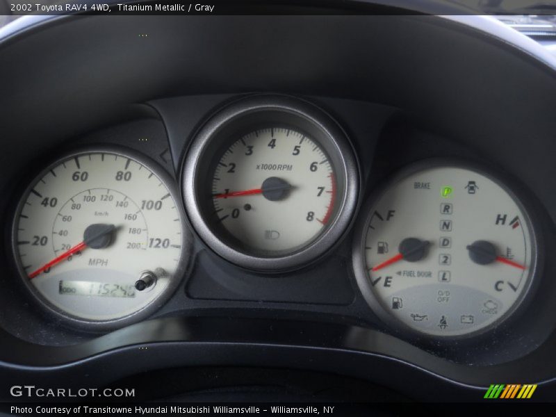 Titanium Metallic / Gray 2002 Toyota RAV4 4WD