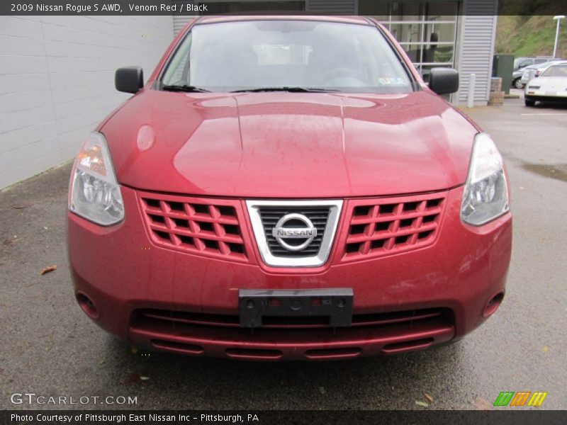 Venom Red / Black 2009 Nissan Rogue S AWD