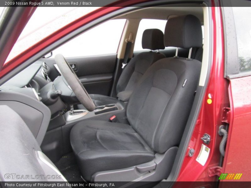 Venom Red / Black 2009 Nissan Rogue S AWD