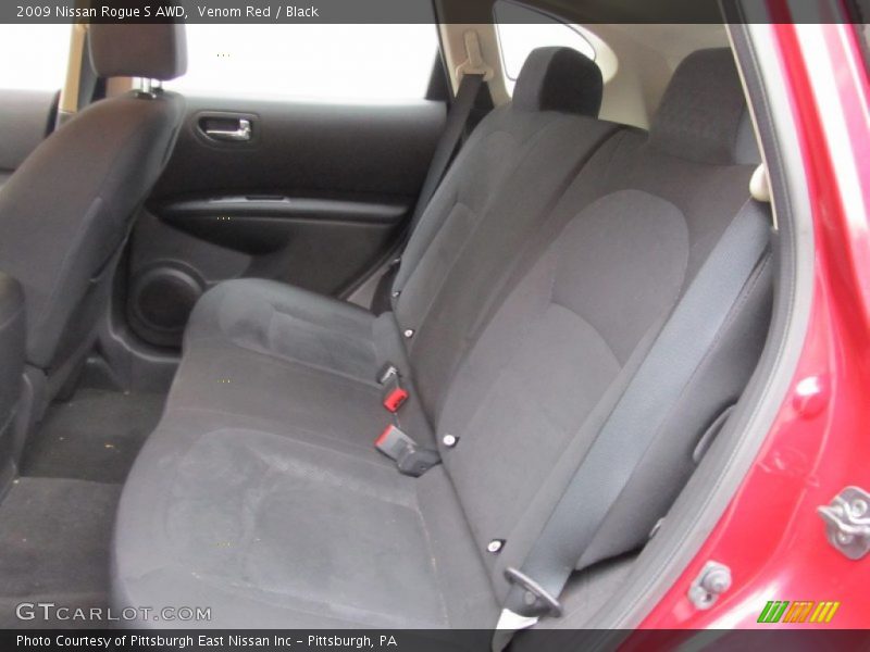 Venom Red / Black 2009 Nissan Rogue S AWD