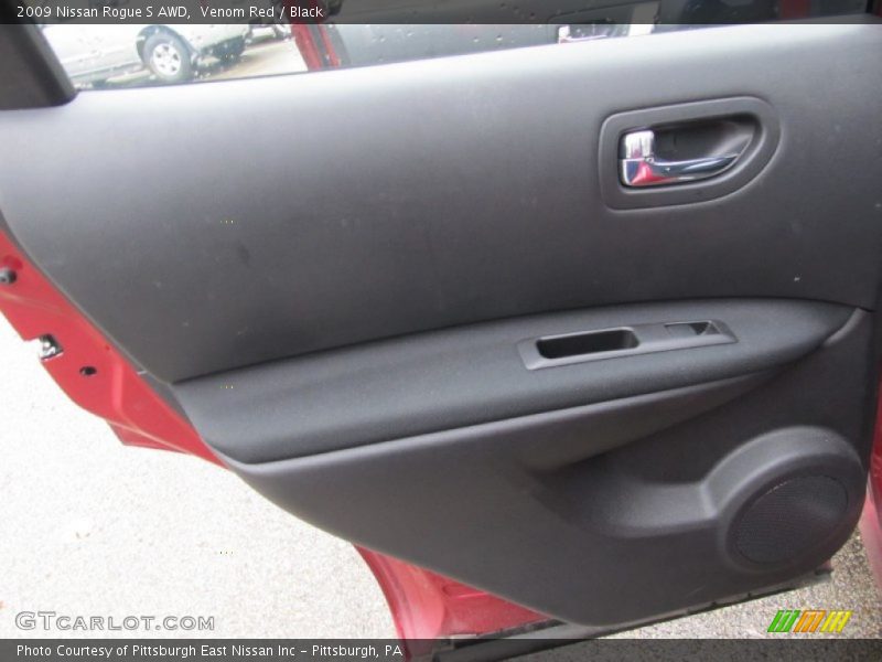 Venom Red / Black 2009 Nissan Rogue S AWD