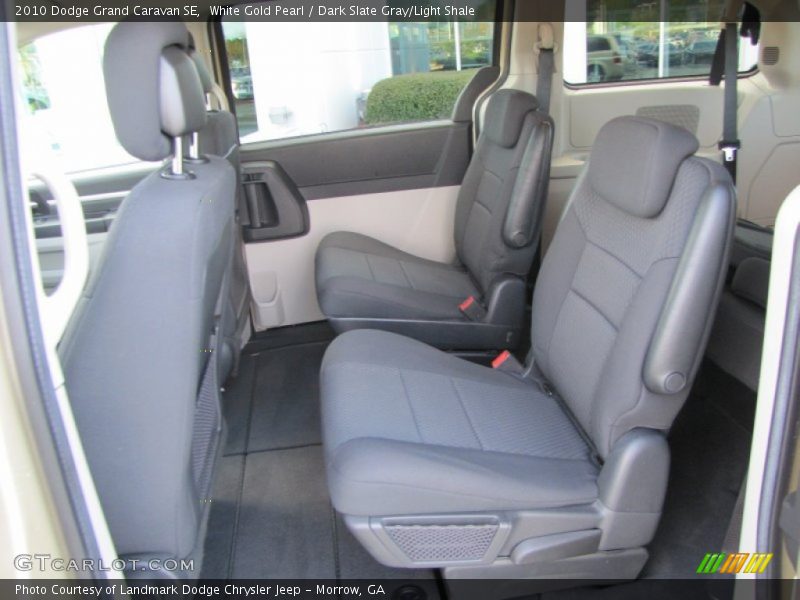 White Gold Pearl / Dark Slate Gray/Light Shale 2010 Dodge Grand Caravan SE