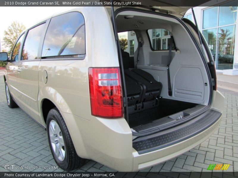 White Gold Pearl / Dark Slate Gray/Light Shale 2010 Dodge Grand Caravan SE