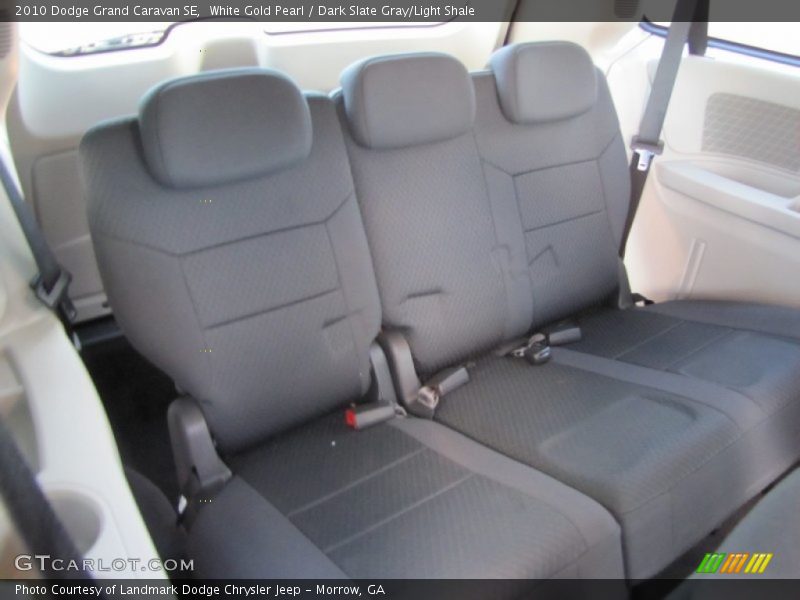 White Gold Pearl / Dark Slate Gray/Light Shale 2010 Dodge Grand Caravan SE