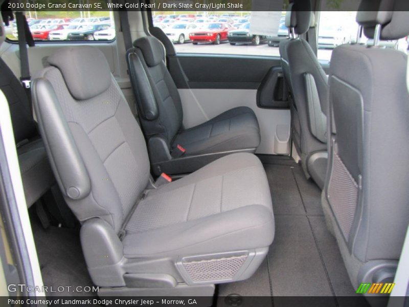 White Gold Pearl / Dark Slate Gray/Light Shale 2010 Dodge Grand Caravan SE