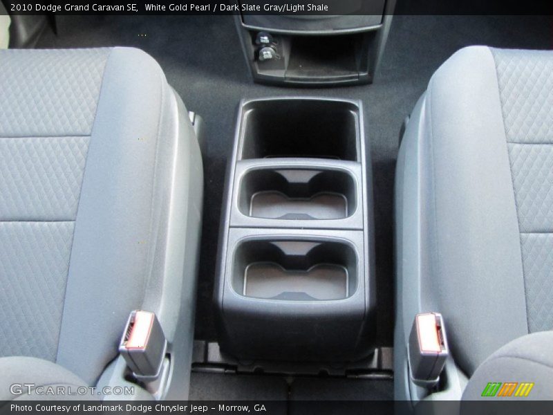 White Gold Pearl / Dark Slate Gray/Light Shale 2010 Dodge Grand Caravan SE