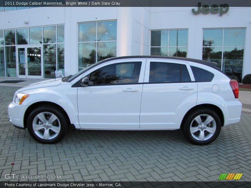 Bright White / Dark Slate Gray 2011 Dodge Caliber Mainstreet