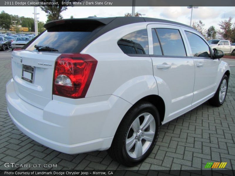 Bright White / Dark Slate Gray 2011 Dodge Caliber Mainstreet