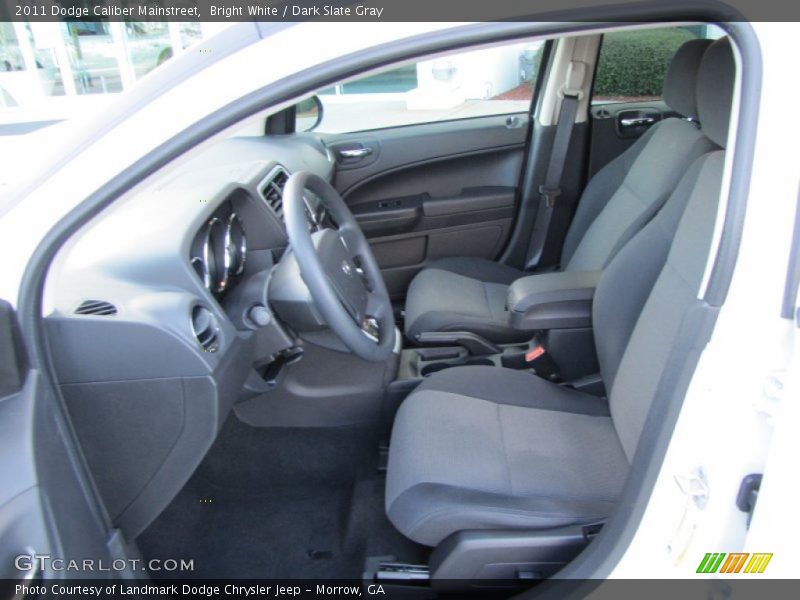 Bright White / Dark Slate Gray 2011 Dodge Caliber Mainstreet