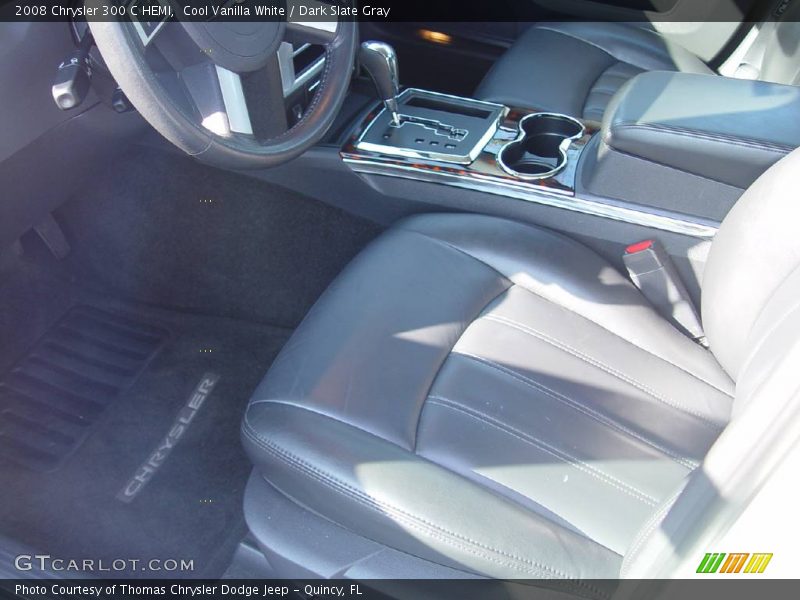 Cool Vanilla White / Dark Slate Gray 2008 Chrysler 300 C HEMI