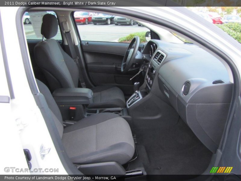Bright White / Dark Slate Gray 2011 Dodge Caliber Mainstreet