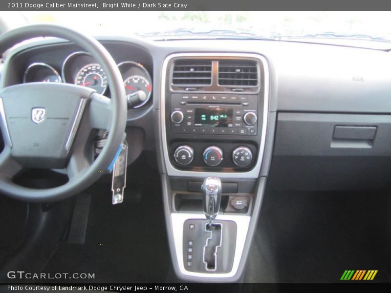 Bright White / Dark Slate Gray 2011 Dodge Caliber Mainstreet