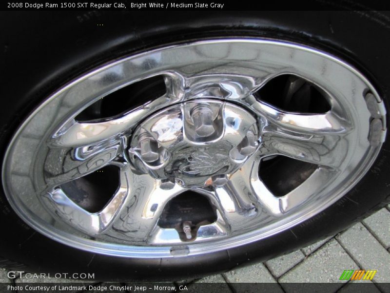 Bright White / Medium Slate Gray 2008 Dodge Ram 1500 SXT Regular Cab