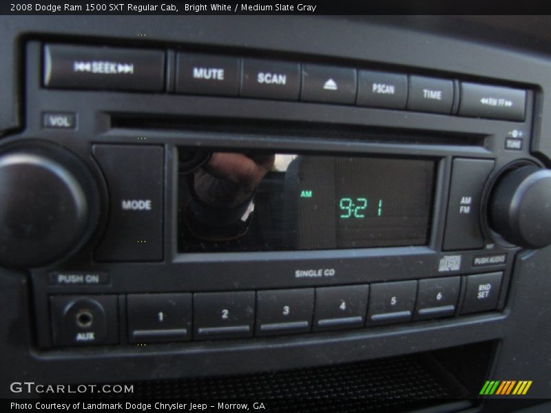Bright White / Medium Slate Gray 2008 Dodge Ram 1500 SXT Regular Cab