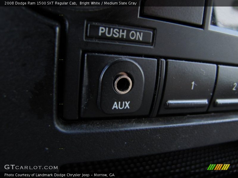 Bright White / Medium Slate Gray 2008 Dodge Ram 1500 SXT Regular Cab