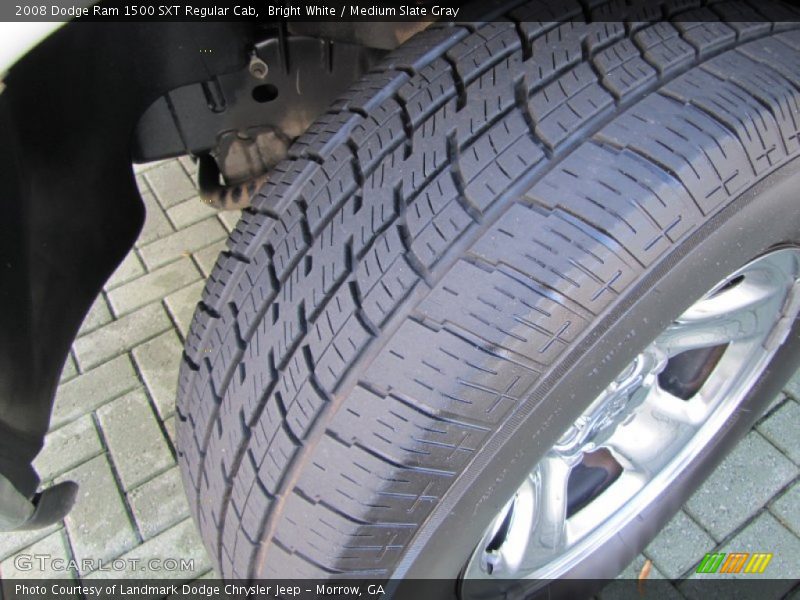 Bright White / Medium Slate Gray 2008 Dodge Ram 1500 SXT Regular Cab