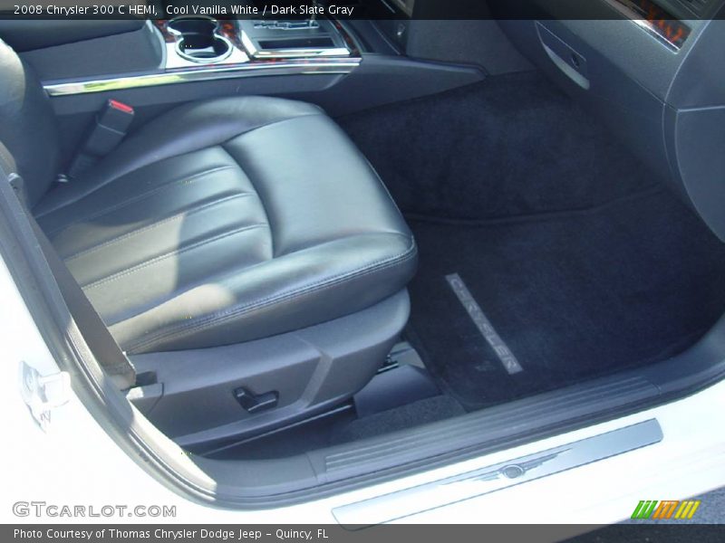 Cool Vanilla White / Dark Slate Gray 2008 Chrysler 300 C HEMI