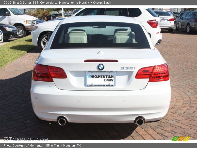 Mineral White Metallic / Oyster/Black 2012 BMW 3 Series 335i Convertible