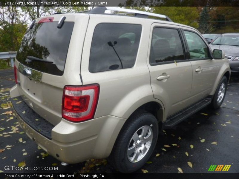  2012 Escape Limited 4WD Gold Leaf Metallic