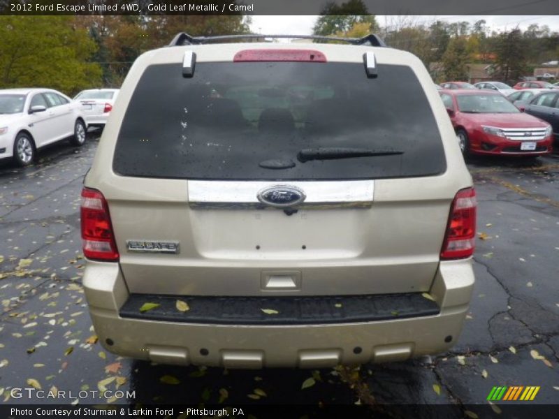 Gold Leaf Metallic / Camel 2012 Ford Escape Limited 4WD
