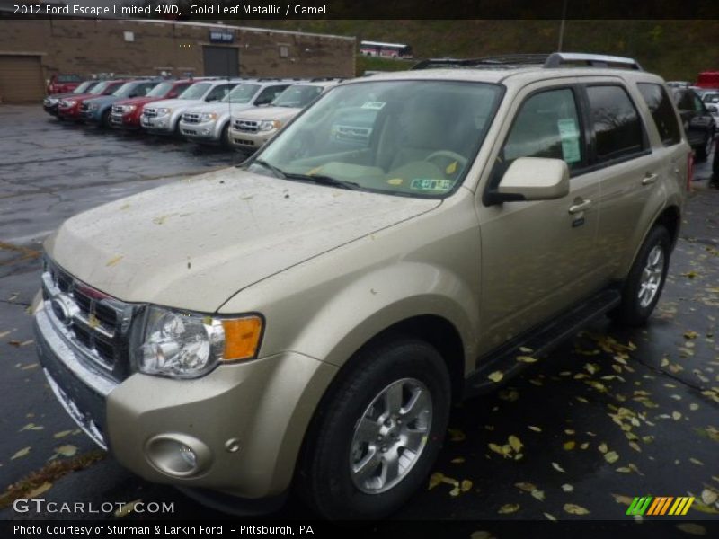 Gold Leaf Metallic / Camel 2012 Ford Escape Limited 4WD