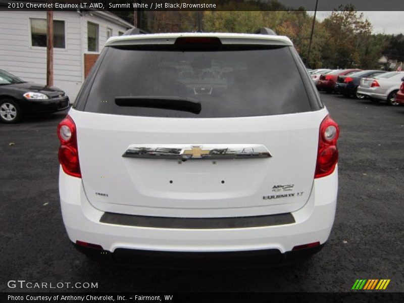 Summit White / Jet Black/Brownstone 2010 Chevrolet Equinox LT AWD