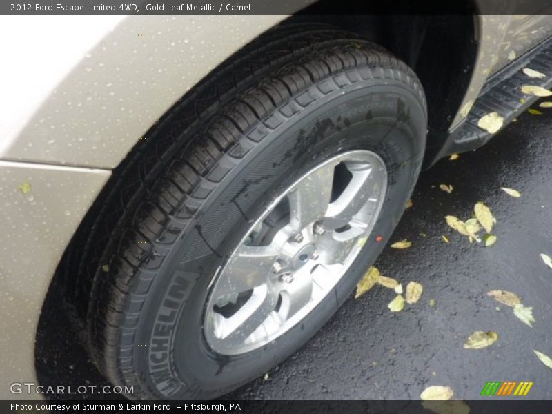 Gold Leaf Metallic / Camel 2012 Ford Escape Limited 4WD