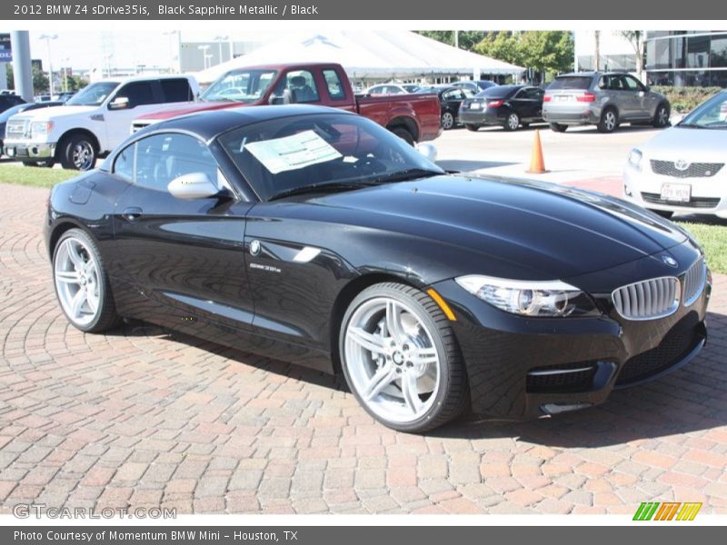 Black Sapphire Metallic / Black 2012 BMW Z4 sDrive35is