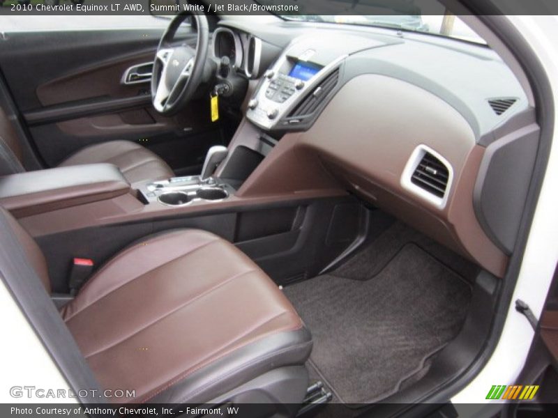  2010 Equinox LT AWD Jet Black/Brownstone Interior