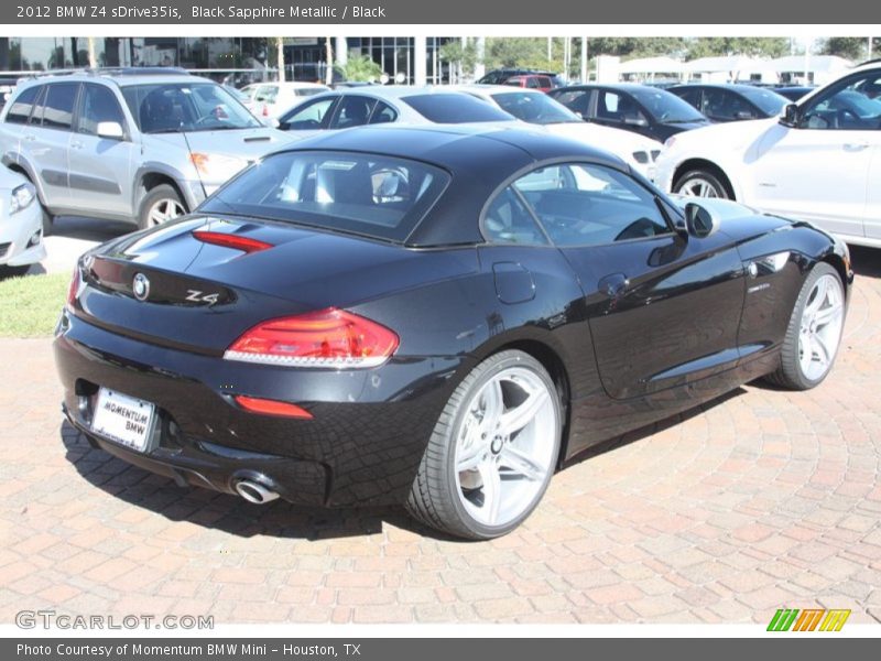 Black Sapphire Metallic / Black 2012 BMW Z4 sDrive35is