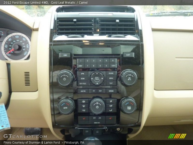 Controls of 2012 Escape Limited 4WD