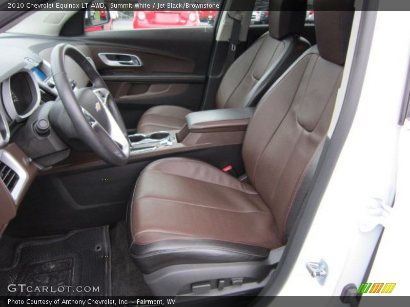  2010 Equinox LT AWD Jet Black/Brownstone Interior