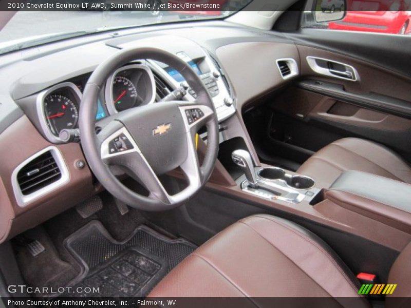 Jet Black/Brownstone Interior - 2010 Equinox LT AWD 