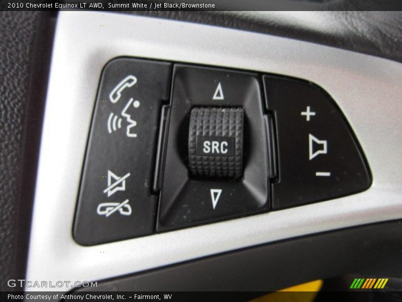 Controls of 2010 Equinox LT AWD