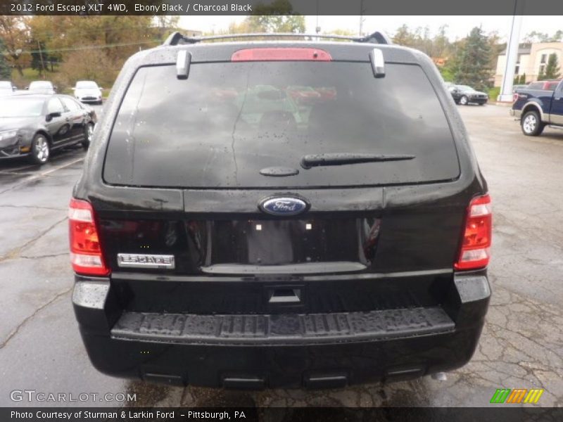Ebony Black / Charcoal Black 2012 Ford Escape XLT 4WD