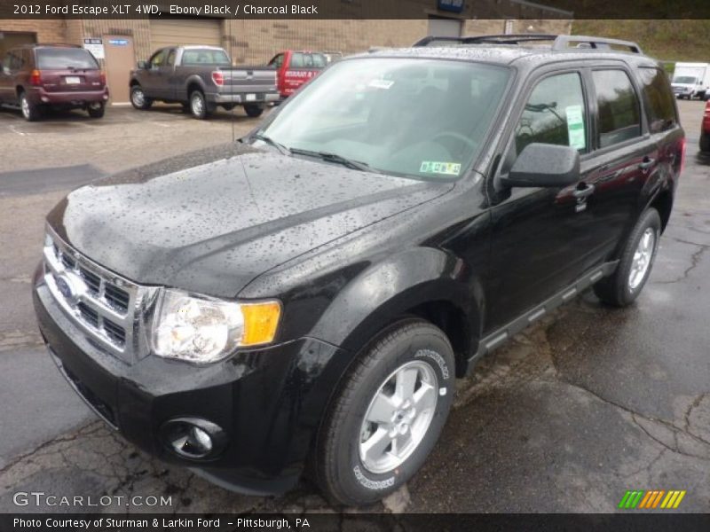 Ebony Black / Charcoal Black 2012 Ford Escape XLT 4WD
