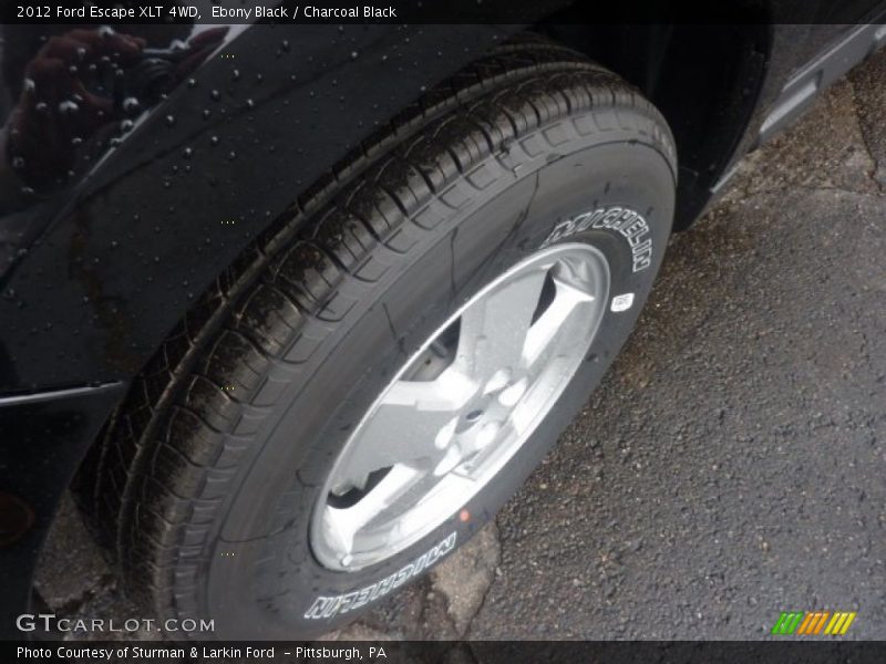 Ebony Black / Charcoal Black 2012 Ford Escape XLT 4WD
